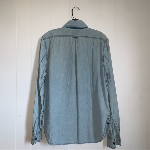 Men’s Levi’s long sleeve denim button down shirt - Picture 5 of 12